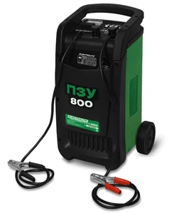 ELECTROLITE Пуско-зарядное устройство ПЗУ-800 (Вых. напр.-12/24В, Зар. ток-80/90А, Пуск. ток-600/630А, Ёмкость АКБ-100-1000Ач, Вес-25кг)