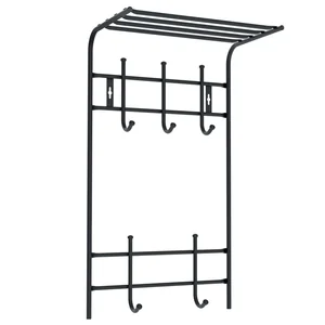 НИКА Вешалка настенная ВПТ5М/Ч матовый черный