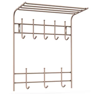 НИКА Вешалка настенная ВПТ8М/БЖ бежевый металлик