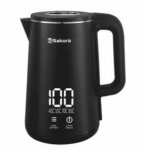 Sakura Эл.чайник SA-2191DBK (1.8) сенс.дисплей, черн