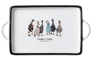 Lefard Блюдо С Ручками Family Farm Прямоуг. 35,5*20*4 См 263-1406