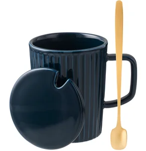 Lefard Кружка Herbal С Крышкой И Металл. Ложкой 350 Мл Синяя 42-482