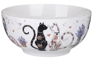 Lefard Салатник Лавандовые Коты 15*7 См 730 Мл 425-169