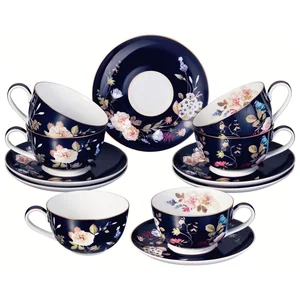 Lefard Чайный набор КОБАЛЬТ на 6 пер. 12 пр. 300 мл 86-2487-1