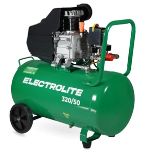 ELECTROLITE Компрессор 320/50 (2.0 кВт, производительность 320 л/мин, ресивер 50 литров, давление 8 бар)