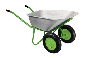 Сибртех Тачка садово-строительная 2-х колесная, грузоподъемность 230 кг, объем 110 л 689648
