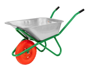 Palisad Тачка садово-строительная с PU колесом, грузоподъемность 180 кг, объем 120 л 689688