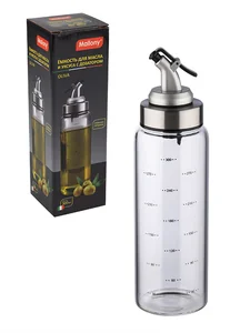 Mallony Емкость Oliva 300 мл, с дозатором, для масла и уксуса, стекло 109037-SK