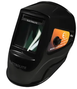 ELECTROLITE Маска Ф10 Хамелеон (смотровое окно 103*90, 4 датчика, степень затемнения 5-13 (плавная регулировка) DIN, чуствительность регулируется, режим шлифования, кнопка ТЕСТ)