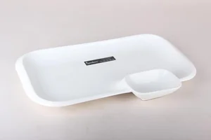 КОРАЛЛ Блюдо сервировочное с соусницей 35.5х24 см Issi 8842