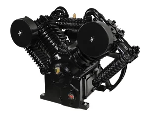 ELECTROLITE Головка компрессора V 2105 (двухступен, 1500 л/мин, 12,5 бар, поршн.груп. 105мм*2 и 55мм*2, мощн.двиг. 7,5кВт, разм. 245*245мм)