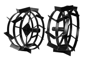 ELECTROLITE Грунтозацеп 380*180*24*3 обода (вал шестигранник s24, 380/180мм, втулка 82мм, 3 обода, пара)