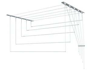 Сушилка для белья 1,4м (5 стержней) Лиана потолочная 171101-SK