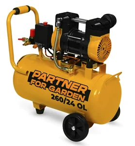 Partner Компрессор 260/24 OL (220В, 1,7кВт, ресивер 24л, 8 бар, 260л/мин, 1 цилиндр)