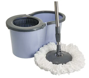 DELTA Комплект для уборки SPIN MOP (голубой) 37995