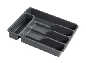 DELTA Лоток для столовых приборов широкий (серый) 740018