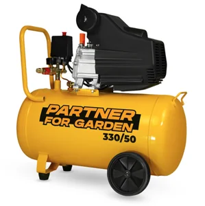 Partner Компрессор 330/50 (2000 Вт, 330 л/мин, ресивер 50 литров, 8 бар, два выхода)