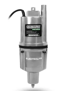 ELECTROLITE Насос вибрационный PVB 300-10 (230В, 300Вт, высота подъема воды 72м, 22мин/л, глуб.погруж. насоса 3м, d насоса 4дюйм, забор воды нижний)