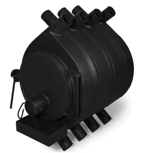 ELECTROLITE Печь ПДГ-100 (10кВт/час, помещ. 100куб.м, трубы 7шт/57мм, топка 0,026куб.м, макс.длин.дров 37 см. d дымох. 120мм)