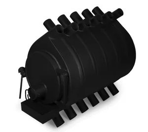 ELECTROLITE Печь ПДГ-150 (15 кВт/час,помещ. 150куб.м, трубы 11шт/57мм, топка 0,042куб.м, макс.длин.дров 60см, d дымох.120мм)