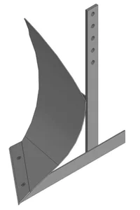 ELECTROLITE Плуг средний 8*500*200 без сцепки (ширина захв.200мм, высота захв. 500мм, глубина пахоты 150мм)