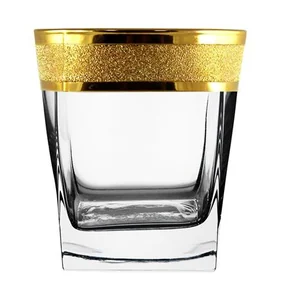 ГУСЬ ХРУСТАЛЬНЫЙ Набор стаканов для виски 310 мл. Золотой карат KAV23-290/S/Z/6