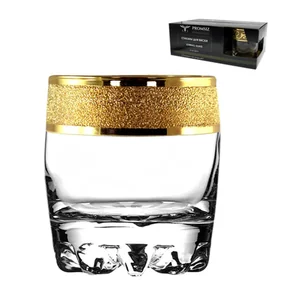 ГУСЬ ХРУСТАЛЬНЫЙ Набор стаканов для виски 305 мл. Золотой карат KAV23-415/S/Z/6