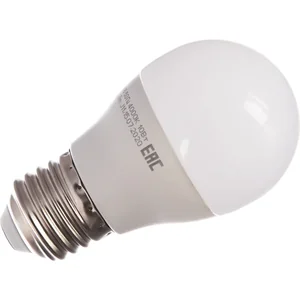 IONICH Лампа светодиодная шар 15вт ILED-SMD2835-G45-15-1350-230-4-E27