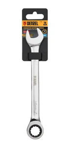 Denzel Ключ комбинированный, с трещеткой, 16 мм 7714809