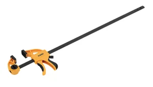 Denzel Струбцина F-образная, быстрозаж., 24"x2 3/4", 600х70мм, пласт.корпус,фиксатор,двухк. рук-ка 7720567