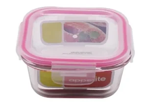 Appetite Контейнер квадратный 800 мл розовый, SL800SF