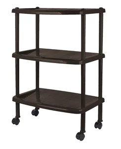 Delta Этажерка для обуви Keeplex Regular трехсекционная 50х31х70 см KL281312011 темный каштан