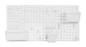 DELTA Органайзер настенный для хранения Keeplex Puzzle 652х100х326 мм KL360012006 белый