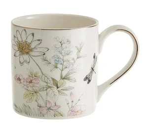 BEATRIX Кружка 400 мл Стрекоза в подарочной упаковке МЛ155L1 белый