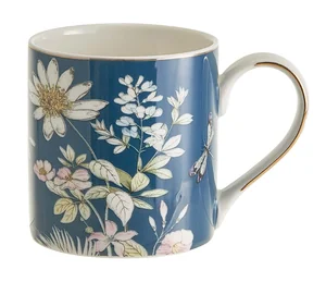 BEATRIX Кружка 400 мл Стрекоза в подарочной упаковке МЛ157L1 синий