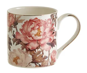 BEATRIX Кружка 400 мл Японский пион в подарочной упаковке МЛ159L1 белый