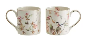 BEATRIX Набор кружек 2 предмета, 400 мл Птички МЛ152L/2 в подарочной упаковке