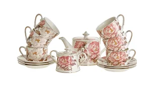 BEATRIX Чайный набор 14 предметов Японский пион МЛ161P/14