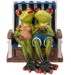 Lefard Фигурка декоративная ЛЯГУШКИ НА ОТДЫХЕ 16*11,2*11,2 см. 146-2104