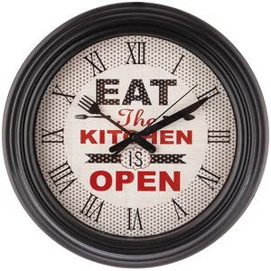 Lefard Часы настенные кварцевые CHEF KITCHEN цвет: черный 220-377