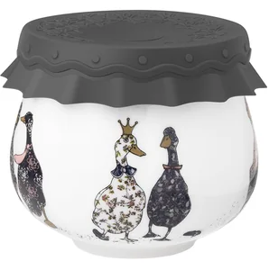 Lefard Банка Family Farm С Силиконовой Крышкой 8*8*6,5 Cm 180 Мл. 359-914