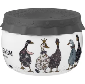 Lefard Банка Family Farm С Силиконовой Крышкой 11,5*11,5*7,5 Cm 500 Мл. 359-916