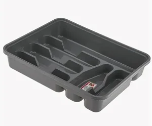 DD STYLE Лоток для столовых приборов 14001 темно-серый