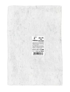 МУЛЬТИ-ПЛАСТ Тряпка для пола 60*70см МАМОНТЕНОК ЧИСТОЛЮБ хлопок серая MPМ0378