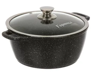 ГОРНИЦА Кастрюля 4л. Гранит Induction Ик243аг