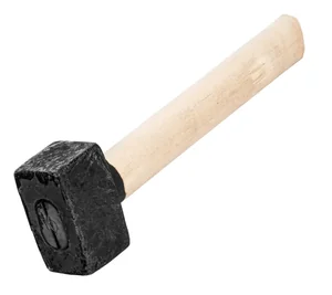 Сибртех Кувалда, 3000 г, литая голова, деревянная рукоятка Произведено в РФ 10886