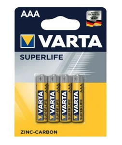 Varta Батарейка SUPERLIFE R03 AAA BL4 Heavy Duty 1.5V