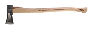 hanskonner Топор деревянный 2000г, длина рукоятки 800мм, рукоятка гикори, HK1015-05-WD2000