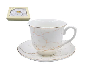 Lavenir Набор чайный (12пр.) 220 мл Золотой мрамор 176-609
