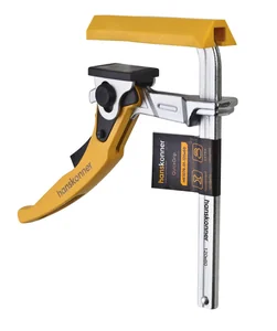 Hanskonner Струбцина 120X60мм, 40CR сталь, хромированные, HK1079-01-120x60